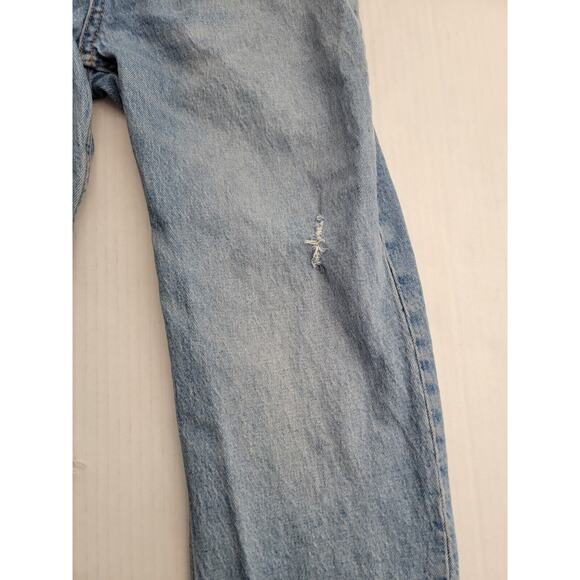 Abercrombie & Fitch Jeans Womens 27 The Dad High Rise Straight Button Fly - Picture 5 of 12